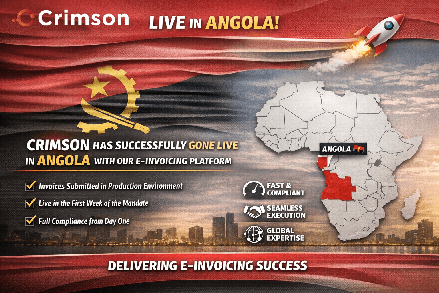 Electronic Invoicing Compliance in Angola with SAP Document and Reporting Compliance